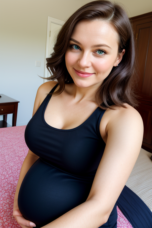 AI generated pregnancy art