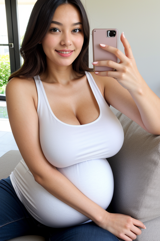AI generated pregnancy art