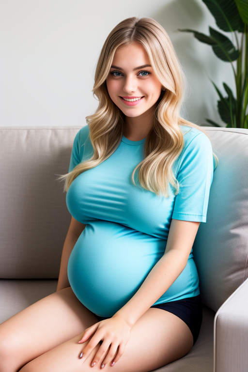 AI generated pregnancy art