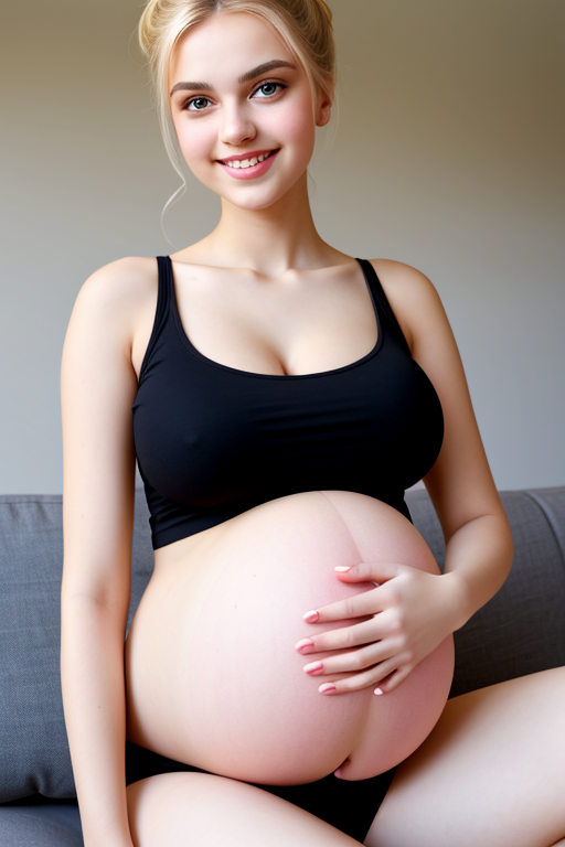 AI generated pregnancy art
